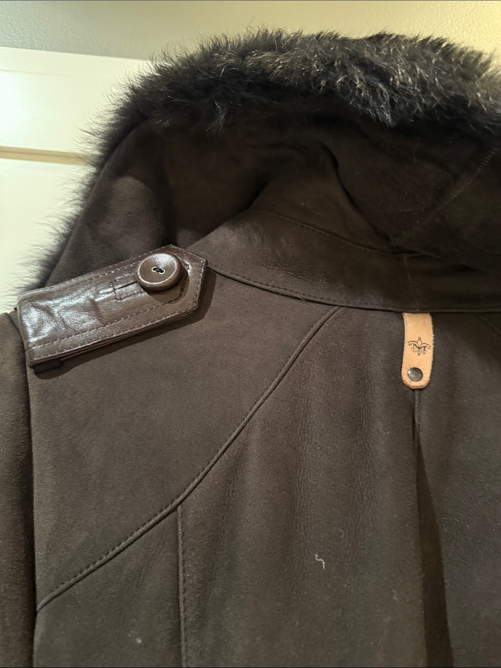 MAKAGE SHEARLING COAT Small size - Picture 6 of 10